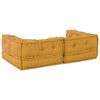 vidaXL 2-personers modulsofa stof 140x70x36 gul