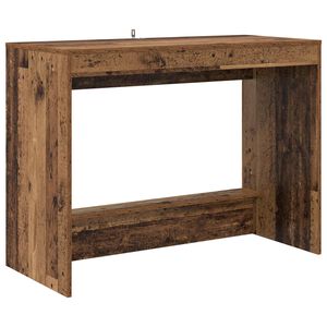 vidaXL Sengebord Gammelt tr&aelig; Konstrueret tr&aelig; 100 x 45 x 75 cm