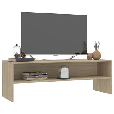 vidaXL tv-bord 120x40x40 cm konstrueret træ sonoma-eg