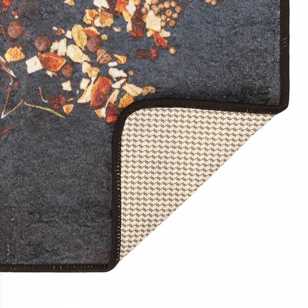 vidaXL k&oslash;kkent&aelig;ppe 60x180 cm vaskbart flerfarvet