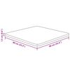 vidaXL firkantet bordplade 90x90x1,5 cm behandlet massivt eg m&oslash;rkebrun