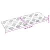 vidaXL Trappe Tread Rektangul&aelig;r 15 pcs S&oslash;lv 60 x 18 cm Aluminium