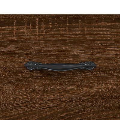 vidaXL sofabord 90x50x40 cm konstrueret træ brun egetræsfarve