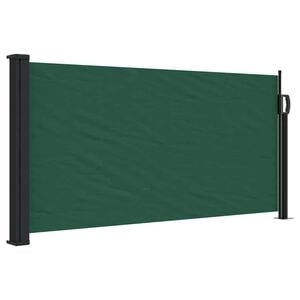 vidaXL sammenrullelig sidemarkise 100x300 cm m&oslash;rkegr&oslash;n