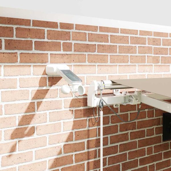 vidaXL Utr&aelig;kkelig Markise Beige 450 &times; 300 cm Polyester og metal