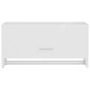 vidaXL garderobe 70x32,5x35 cm konstrueret tr&aelig; hvid