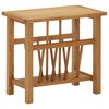 vidaXL magasinstativ 45x27x42 cm massivt egetr&aelig;