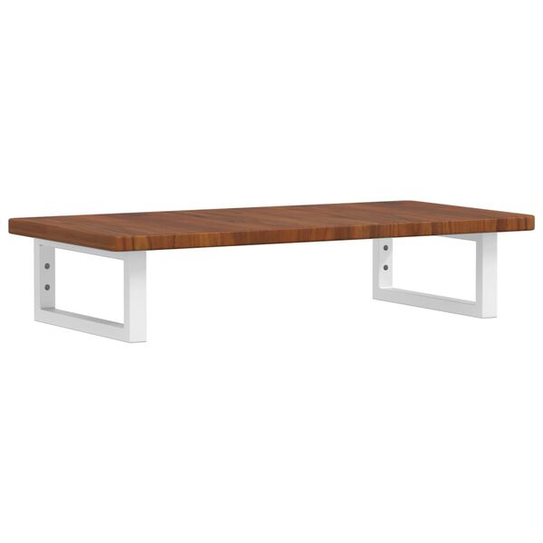 vidaXL badev&aelig;relseshylde st&aring;l og massivt egetr&aelig;