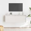 vidaXL v&aelig;gskab 100x30x35 cm massivt fyrretr&aelig; hvid