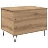 vidaXL Sofabord Artisan Egetr&aelig; 60 x 44,5 x 45 cm Konstrueret tr&aelig;