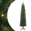 vidaXL Kunstigt juletr&aelig; med stativ Gr&oslash;n 210 cm PVC og St&aring;l og Plastik