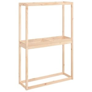 vidaXL d&aelig;kreol 120x40x180 cm massivt fyrretr&aelig;