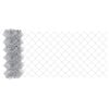 vidaXL Maschendrahtzaun 25 x 0,8 m Galvaniseret st&aring;l S&oslash;lv