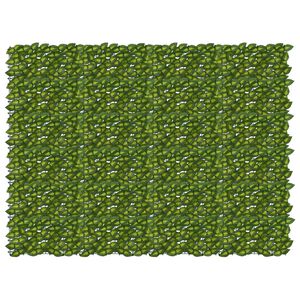 vidaXL Altanscreen med blade Gr&oslash;n og Gul 200 x 150 cm