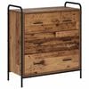 vidaXL Sideboard Gammelt tr&aelig; 97 x 33 x 81 cm Konstrueret tr&aelig;