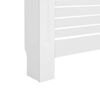 vidaXL radiatorskjuler MDF 152x19x81,5 cm hvid