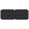 vidaXL gavlpude Zadar 120 cm kunstlæder sort