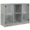 vidaXL sk&aelig;nk 102x37x75,5 cm konstrueret tr&aelig; betongr&aring;