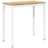 vidaXL Have Bar Bord NAARDEN Hvid 108,5 x 55 x 105 cm