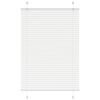 vidaXL Pliss&eacute;gardin Hvid 90x100 cm Stofbredde 89,4 cm Polyester