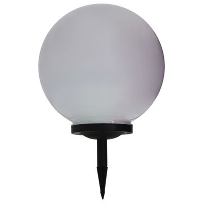vidaXL LED-solcellelampe 40 cm rund RGB-farver