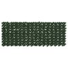 vidaXL Altanscreen med blade M&oslash;rkegr&oslash;n 200 x 75 cm Polyethylen og stof