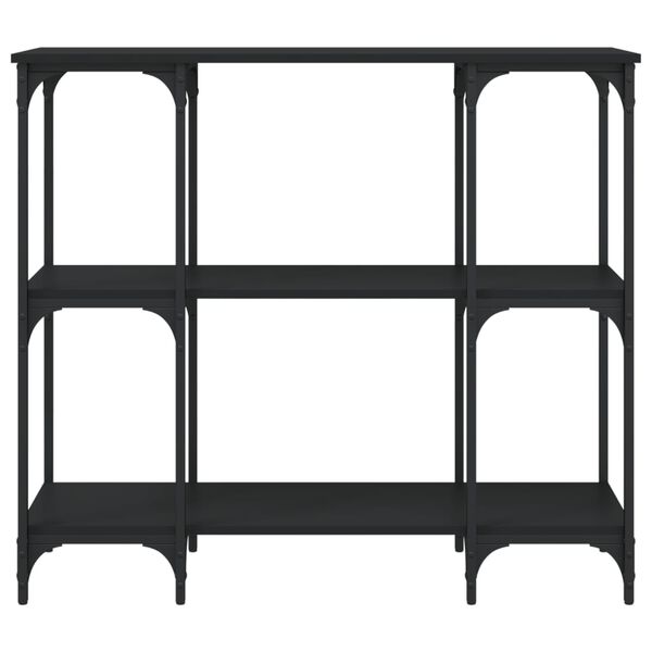 vidaXL konsolbord 102x35x90 cm konstrueret træ sort