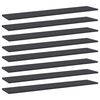 vidaXL boghylder 8 stk. 100x20x1,5 cm konstrueret tr&aelig; gr&aring;