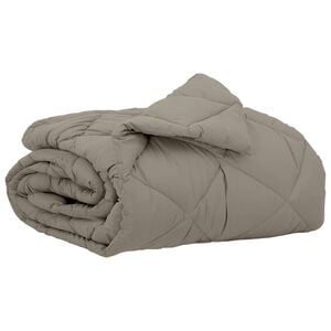 vidaXL Sommer dyne 200 x 140 cm Sommer 200 gsm Lysegr&aring;