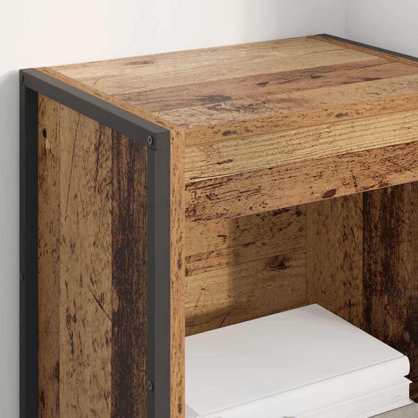 vidaXL Bogskab Gammelt tr&aelig; 80 x 30 x 155 cm Konstrueret tr&aelig;