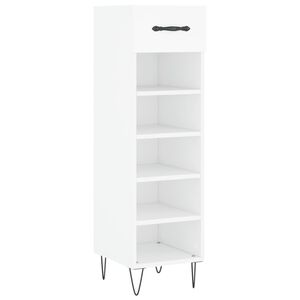 vidaXL skoreol 30x35x105 cm konstrueret tr&aelig; hvid
