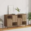 vidaXL Sideboard 2 pcs Artisan Egetr&aelig; 60 x 35 x 70 cm