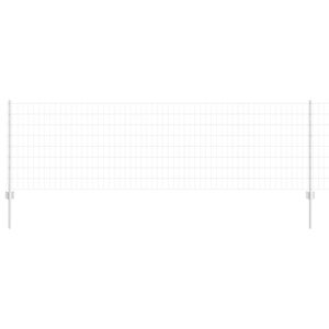 vidaXL Hegn med post S&oslash;lv