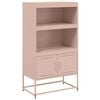 vidaXL skab 68,5x38,5x123,5 cm st&aring;l lyser&oslash;d