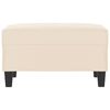 vidaXL fodskammel 70x55x41 cm mikrofiberstof beige