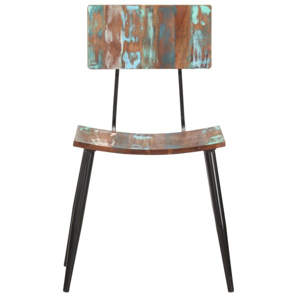 vidaXL spisebordsstole 6 stk. massivt genbrugstræ