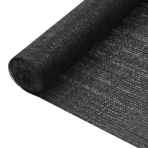 vidaXL afsk&aelig;rmning 1,2x10 m HDPE 75 g/m&sup2; sort