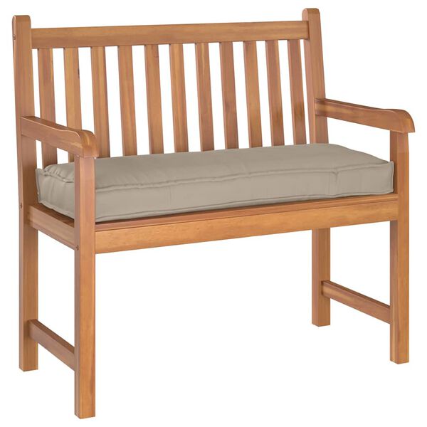 vidaXL Pude Gr&aring;brun 100 x 40 x 8 cm Oxford stof