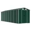 vidaXL haveskur 191x640x198 cm galvaniseret st&aring;l gr&oslash;n