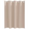 vidaXL M&oslash;rkl&aelig;gningsgardiner med ringe 2 pcs Gr&aring;brun 140 x 140 cm