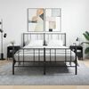 vidaXL sengeborde 2 stk. 40x35x47,5 cm konstrueret tr&aelig; sort