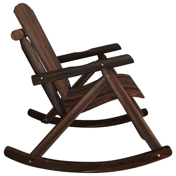 vidaXL 2-personers havebænk med gyngefunktion 123x96x102 cm grantræ