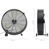vidaXL industriel ventilator 77 cm 187,7 W sort