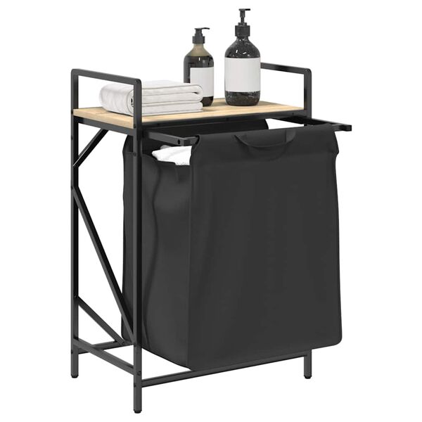 vidaXL vasket&oslash;jskurv 1 rum med hylde sonoma-eg