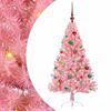 vidaXL Kunstig Forbelyst Juletr&aelig; med 150 LED'er Lyser&oslash;d 150 cm PVC