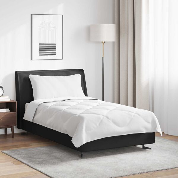 vidaXL &Aring;rsd&aelig;kkende Dyne med pude 2 pcs Hvid Microfiber