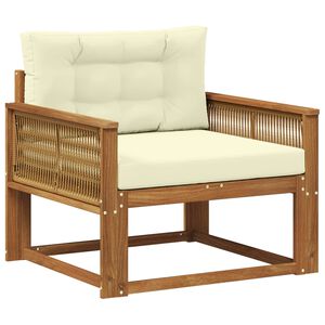 vidaXL Udend&oslash;rs Mellem Sofa Massivt Akacietr&aelig; Naturfarvet