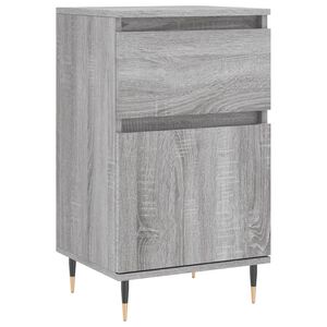 vidaXL sk&aelig;nk 40x35x70 cm konstrueret tr&aelig; gr&aring; sonoma-eg