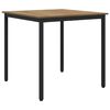 vidaXL Spiseborde 80 x 80 x 75 cm Konstrueret tr&aelig; Artisan-eg Firkantet