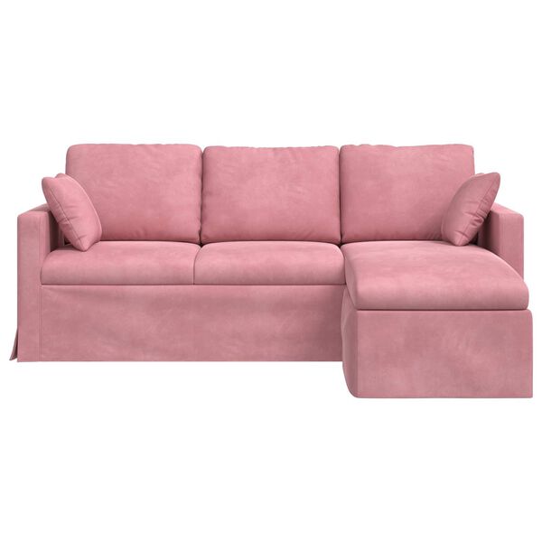 vidaXL Sofa Lyser&oslash;d Samlede dimensioner: 198 x 134 x 80 cm (B x D x H)